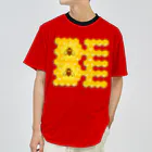 LalaHangeulのハニカム構造(BEE） ドライTシャツ