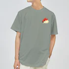 Lily bird（リリーバード）のドットなうさぎリンゴ Dry T-Shirt