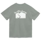うまやさんの馬と山（ホワイト） Dry T-Shirt