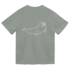 neconos Goodsのあざらしのひと（白） Dry T-Shirt