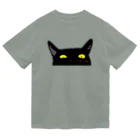 黒猫りゅうのくろねこ ドライTシャツ