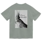 サスユズハクミツ製作所のOkame HAKU (グレー) Dry T-Shirt