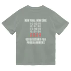 奏桃服店のNew Year, New Code: 2024 Resolutions for Programmers ドライTシャツ