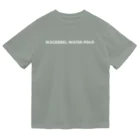 MACKEREL WATER POLOのMACKEREL（文字のみ）片面プリント ドライTシャツ