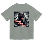 moriyama1981の歌を歌う黒猫 Dry T-Shirt