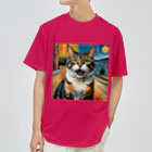 F2 Cat Design Shopのニャンコの叫 001 ドライTシャツ