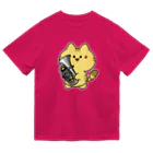  ふじねこ屋のユーフォニアムねこ（銀） Dry T-Shirt