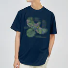 雁花工房（寄付アイテム販売中です）のWild plants of HOTOKENUMA-wetlands（色付き） ドライTシャツ