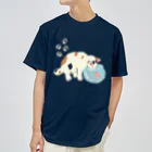 honeycombのねこと金魚 ドライTシャツ