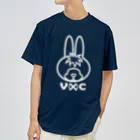 VIRTUAL CROSSのRabbit Logo white Dry T-Shirt