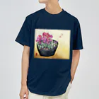 JapaneseArt Yui Shopのシクラメン ドライTシャツ