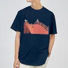 Amiの狐の赤太鼓橋 ドライTシャツ