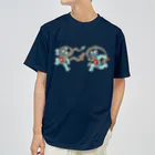 有明ガタァ商会の風魚雷魚図 ドライTシャツ