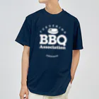 福島バーベキュー協会SHOPの福島BBQ協会Circleロゴ白文字 Dry T-Shirt