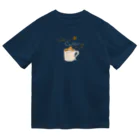 kiki25のcoffee time(コーヒー白字) Dry T-Shirt