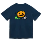 円（まどか）の気まぐれアートのなるっとパペットモンスターズ🎃🐍🦈 ドライTシャツ