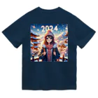 ryuureonの2024 Winter Girl 3 ドライTシャツ