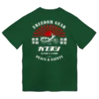 カブヌシ 商會（SUZURI店）のカブヌシ 十字 Dry T-Shirt