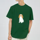 ゆいたっく／犬イラストのキャバリア ドライTシャツ
