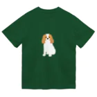 ゆいたっく／犬イラストのキャバリア Dry T-Shirt