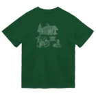 mmfumの今夜は山小屋でのんびりしよう（濃い色専用） ドライTシャツ