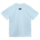 J工房-suzuri店のワンコと一緒に野遊びを[黒字](バックプリント有) Dry T-Shirt