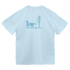 AtelierBoopの花月　SupDog　フラットコーテッドレトリバー Dry T-Shirt