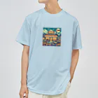 MOONY'S Wine ClosetのRetro Snow Mountain Wine Dry T-Shirt