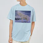 アラスカ野生動物画家きむらけいのSNOWMOON Dry T-Shirt