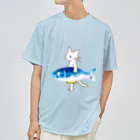 かまくらまいの魚サーフィン　カラー ドライTシャツ