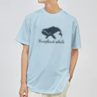 Atelier Pomme verte のHumpback whale22 ドライTシャツ