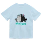 Líneas de aska “Askaの紙上絵”のLos amigos(友達) ドライTシャツ