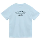 J工房-suzuri店のワンコと一緒に野遊びを[黒字](バックプリント有) Dry T-Shirt