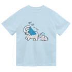 いきものや のの(本館)の水浴びゾウ(仔象つき) ドライTシャツ