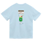 サトウノリコ*の【喫茶】ペンギンクリームソーダ(ロゴ入) ドライTシャツ