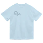 クライミングショップの卓球ネコ（モノクロVer） Dry T-Shirt