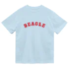 イラストカフェ（ビーグル）のカレッジ風ロゴ_BEAGLE Dry T-Shirt