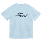 CHIYONの【🖤ver.】u-Town(ユーターン)ロゴ ドライTシャツ