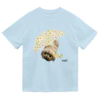 ゆきリンアート【保護猫活動 支援】の花傘ーるびちゃん Dry T-Shirt