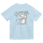 itsuto-こねこしょうしょうめんへらのひらがな「とってきいたあああ」 ドライTシャツ