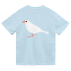 文鳥ちゅんねる【公式グッズストア】の白文鳥 ドライTシャツ