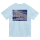 アラスカ野生動物画家きむらけいのSNOWMOON Dry T-Shirt