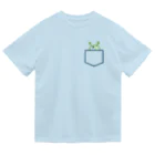 もさもさあしこの財布の中身(suzuri版)のみじんこぽっけ ドライTシャツ