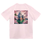 ANTARESの桜にお城 Dry T-Shirt