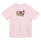 Wild bird paradiseの巣立ち燕とノウゼンカズラ Dry T-Shirt