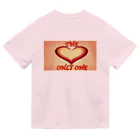 オンリーワンのTHE ONLY ONE『ビンテージハート❤』 ドライTシャツ