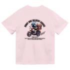 kazu_gのロボットバイク便(淡色用) ドライTシャツ