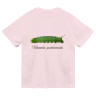 L_arctoaのモモスズメ幼虫と成虫 ドライTシャツ