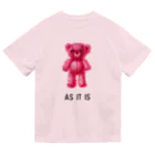 cocoartの雑貨屋さんの【As it is】（桃くま） ドライTシャツ