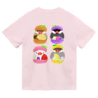 Lily bird（リリーバード）のぎゅっ♪マカロン文鳥ず ドライTシャツ